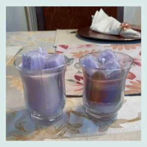 Lavender + Vanilla Ice Cube Candle