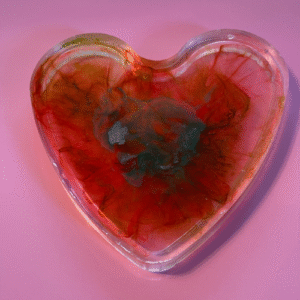 LOVE to LOVE Heart Coaster (Without Flowers)