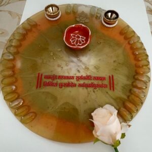 Engagement and Puja Thalis